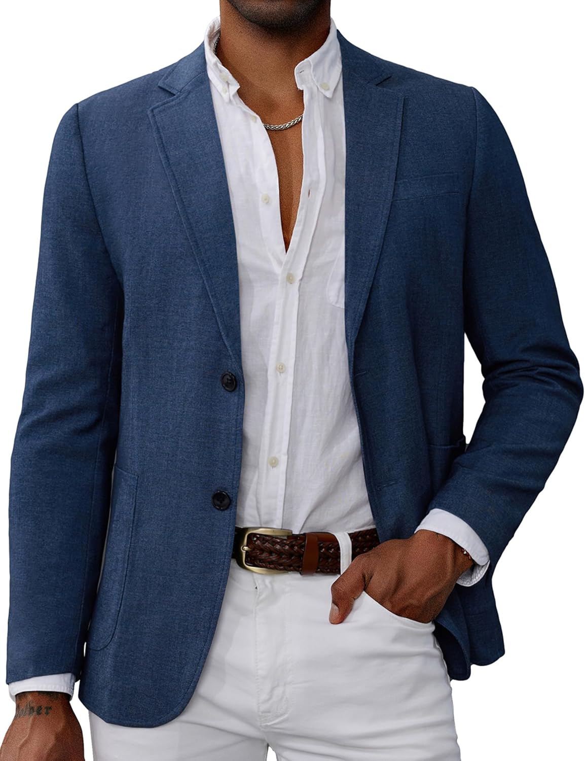 Men’s Casual Blazer Suit Jackets 2 Button Lightweight Sport Coats